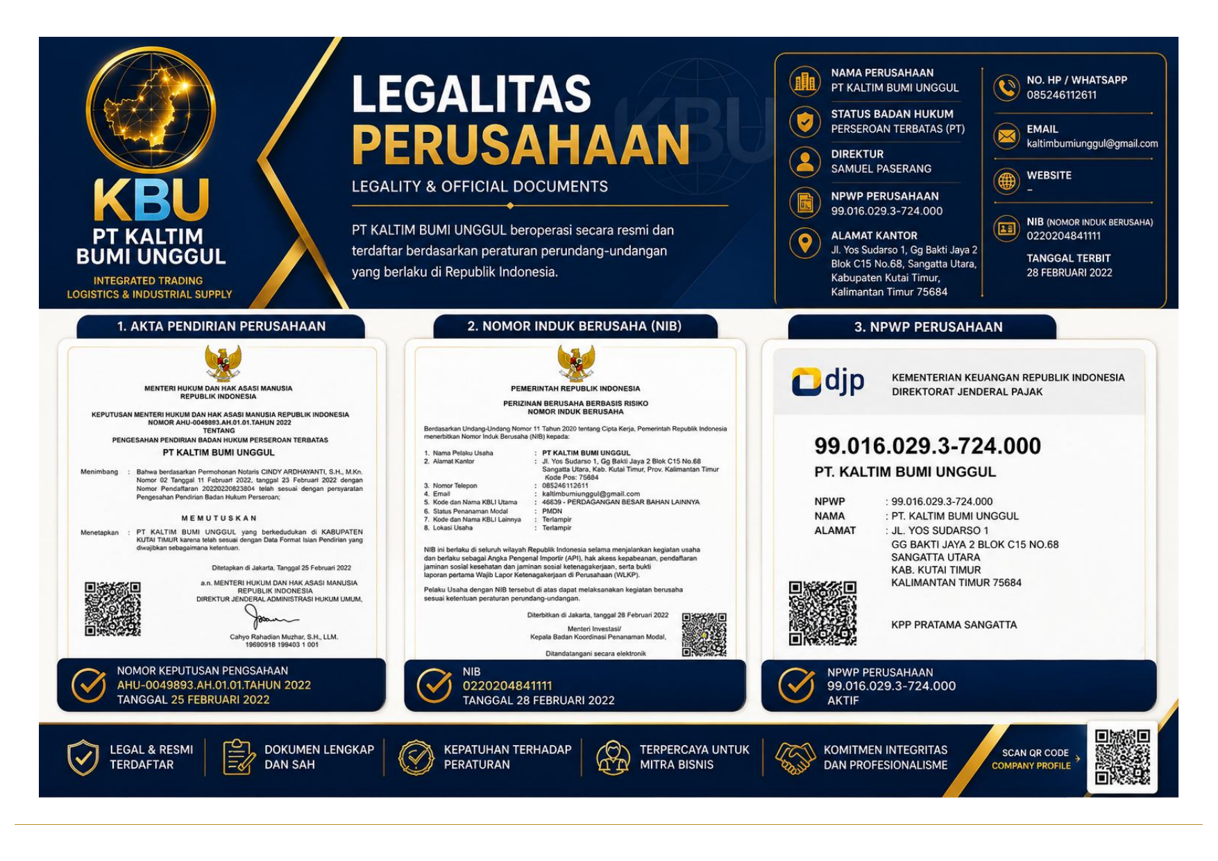 Company Profile PT Kaltim Bumi Unggul halaman 3